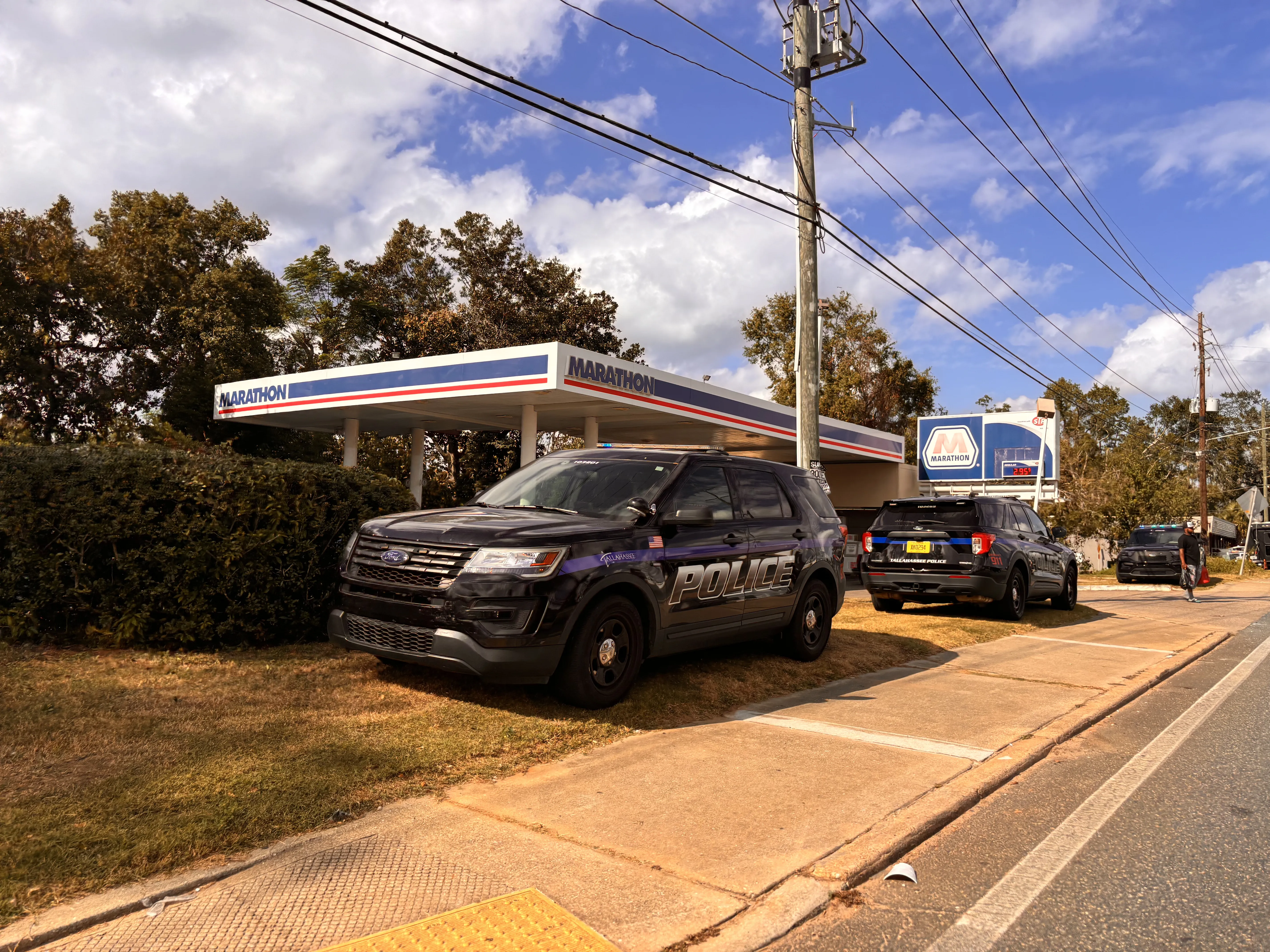 Marathon gas station on Adams November 3 1:32 PM